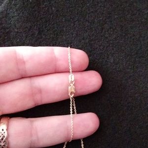 18 inch 14k solid gold chain